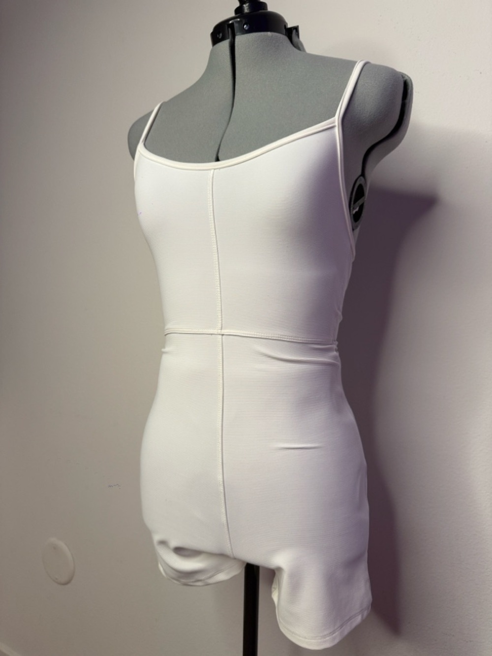 NWT Sexy Playsuit Clearly Into You Off White Romper Bodycon XS - Picture 5 of 9